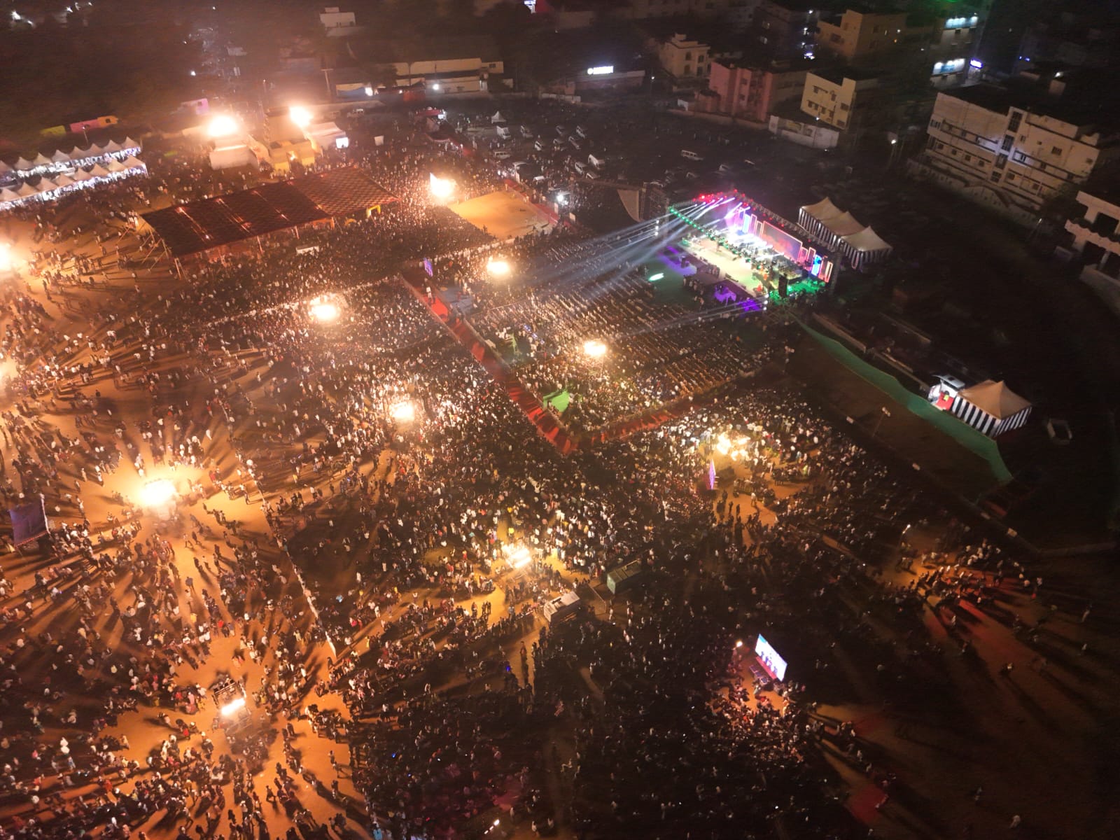 Arasavelli 2026 government cultural project crowd and stage by Sri Events